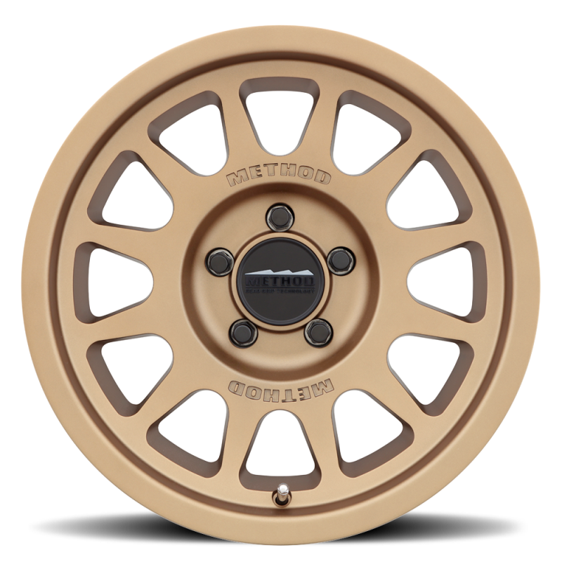 Método MR703 17x8,5 + 25 mm de compensación 5x5 71,5 mm CB Método Rueda de bronce