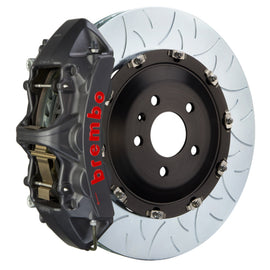 Brembo 03-09 Range Rover Delantero GTS BBK 6 Pistón Fundido 405x34 2pc Rotor Ranurado Tipo 3-Negro HA