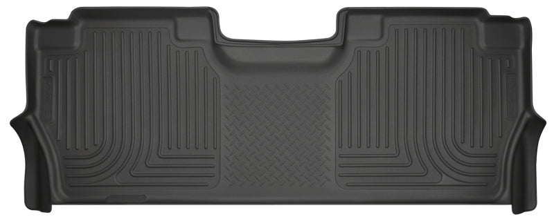 Husky Liners 21-23 Ford F-150 CC SC / 2017 Ford SD CC WeatherBeater Revestimientos de piso trasero - Negro