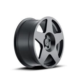 quince52 Tarmac 18x8.5 5x112 45mm ET 66.56mm Rueda negra de asfalto con orificio central