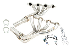 Kooks 05-08 Chevrolet Corvette Base 1-7/8 x 3 cabezal y kit de tubería X con gato verde