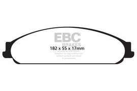 EBC 04-07 Ford Five Hundred 3.0 Pastillas de freno delanteras Greenstuff
