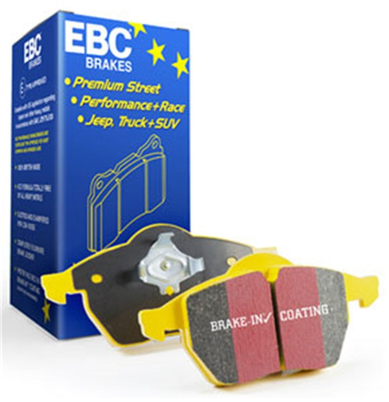 EBC Brakes Yellowstuff Front Disc Brake Pad Set for Porsche 911 1989-1998, 928, 944, 968