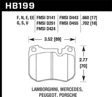 Cargar imagen en el visor de la galería, Hawk 88-89 Porsche 944 Turbo HPS 5.0 Pastillas de freno de calle - Delanteras