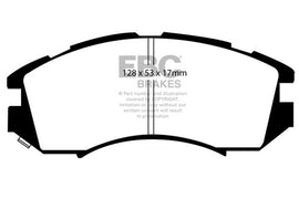 EBC 92-96 Subaru Impreza 1.8 (2WD) (ruedas de 13 pulgadas) Pastillas de freno delanteras Yellowstuff