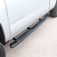 Cargar imagen en el visor de la galería, Westin 2014-2018 Chevrolet/GMC Silverado Sierra 1500 Dbl Cab PRO TRAXX 5 barras ovaladas Nerf - Negro