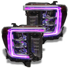 Cargar imagen en el visor de la galería, Oracle 20-21 GMC Sierra 2500/3500 HD RGB+W Headlight DRL Upgrade Kit - ColorSHIFT SEE WARRANTY