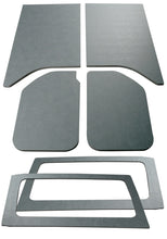 Load image into Gallery viewer, DEI 11-18 Jeep Wrangler JK 2-Door Boom Mat Complete Headliner Kit - 6 Piece - Gray Leather Look