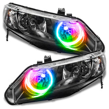 Cargar imagen en el visor de la galería, Oracle Honda Civic Sedan 06-11 Halo Kit - ColorSHIFT w/ Simple Controller SEE WARRANTY