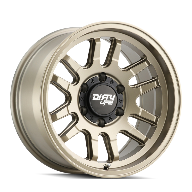 Dirty Life 9310 Canyon 17x9 / 5x127 BP / -12mm Offset / 71.5mm Hub Rueda de oro satinado