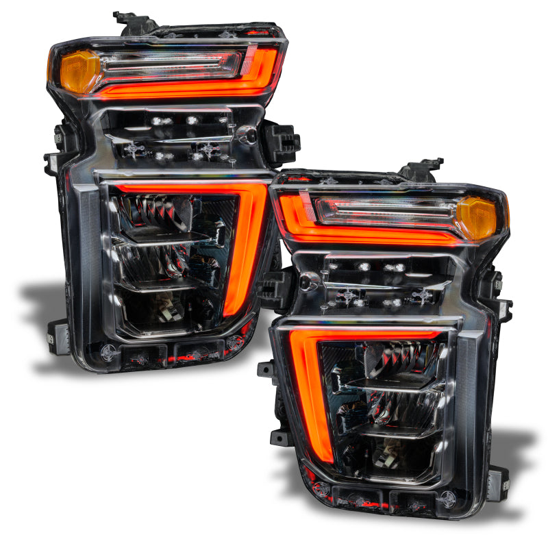Oracle 20-21 Chevy Silverado HD 2500 RGB+W Headlight DRL Kit - ColorSHIFT w/o Cntrl SEE WARRANTY