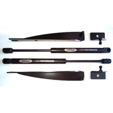 Cargar imagen en el visor de la galería, Ford Racing 2005-2014 Mustang Kit de elevación de capó con logotipo de Ford Performance grabado con láser