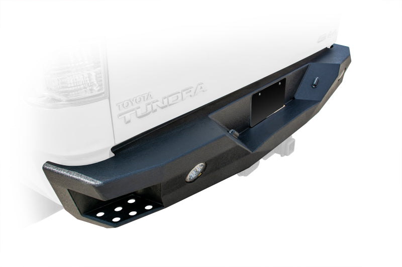 DV8 Offroad 07-13 Toyota Tundra Listo para cabrestante para parachoques trasero - Pintura en polvo negra