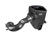 Cargar imagen en el visor de la galería, aFe 19-21 GM Trucks 5.3L/6.2L Track Series Sistema de admisión de aire frío de fibra de carbono con filtros Pro Dry S