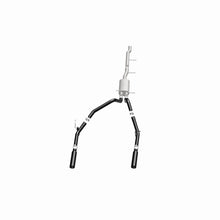 Cargar imagen en el visor de la galería, MagnaFlow SYS Cat-Back 3.5in Black Dual Split Rear Tips 10-13 Chevy Silverado / GMC Sierra 5.3L