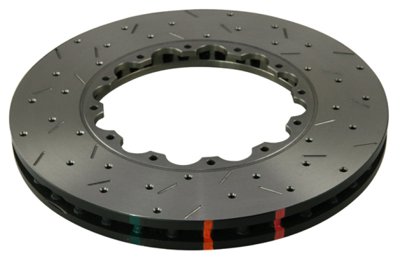 Rotor perforado/ranurado frontal de repuesto serie DBA XS 5000 15-17 Challenger/Charger SRT8 Hellcat