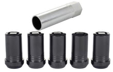 Cargar imagen en el visor de la galería, McGard Wheel Lock Nut Set - 5pk. (Cone Seat Tuner) M14X1.5 / 22mm Hex / 1.648in OAL - Black