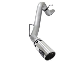 aFe LARGE BORE HD Escape de aluminio con respaldo DPF de 3,5 pulgadas y punta pulida 2016 GM Colorado/Canyon 2,8 L (td)