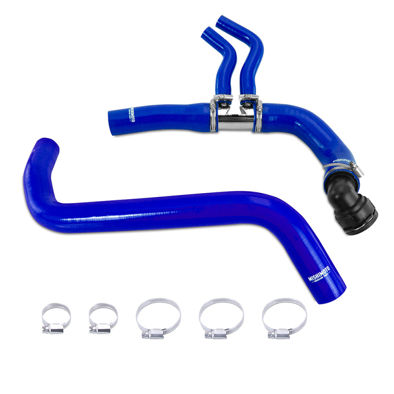 Mishimoto 11-14 Ford F-150 3.5L EcoBoost / 2.7L V6 Kit de manguera de refrigerante de silicona - Azul