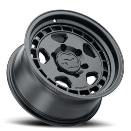 quince52 Turbomac HD Classic 16x8 6x139.7 0mm ET 106.2mm Rueda negra de asfalto con orificio central