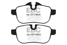 Cargar imagen en el visor de la galería, EBC 09+ BMW Z4 3.0 (E89) Pastillas de freno traseras Redstuff