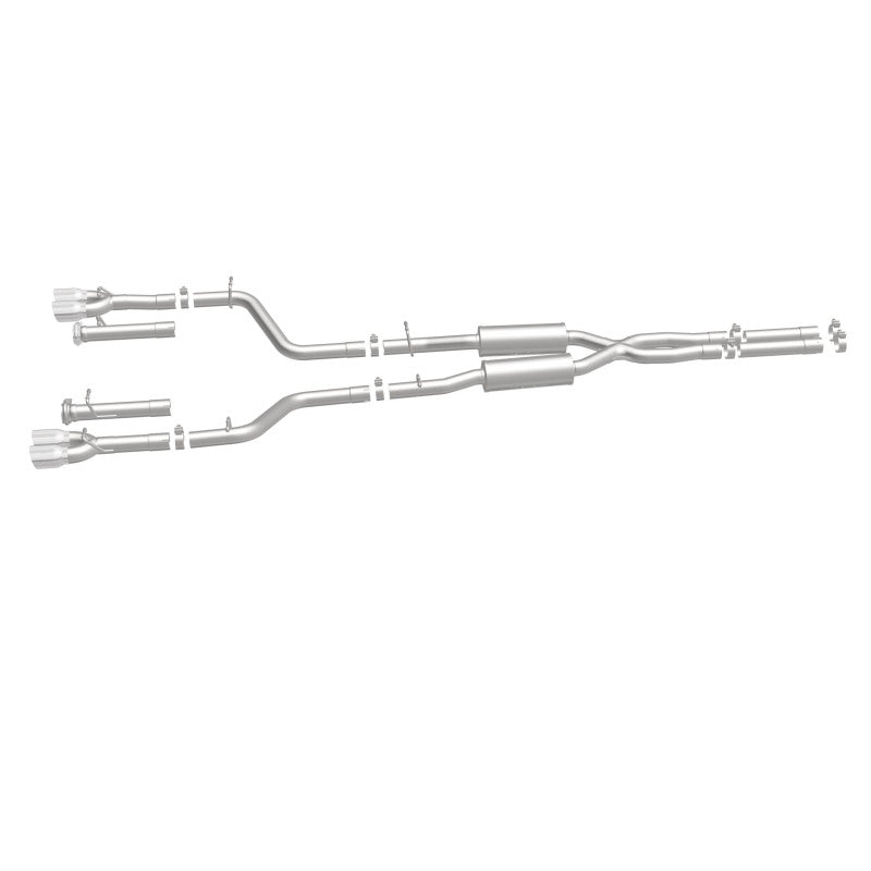 MagnaFlow Cat-Back, SS, 2.5 pulgadas, cuádruple trasero dividido con punta de 3.5 pulgadas 2015 Dodge Challenger R/T 5.7L