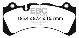 EBC 2014+ Volvo S60 Polestar/V60 Polestar 3.0T Pastillas de freno delanteras Yellowstuff