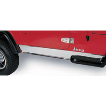 Cargar imagen en el visor de la galería, Rugged Ridge 97-06 Jeep Wrangler TJ Stainless Steel Rocker Panel Cover
