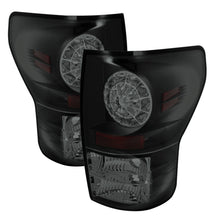Cargar imagen en el visor de la galería, Spyder Toyota Tundra 07-13 LED Tail lights Black Smoke ALT-YD-TTU07-LED-BSM