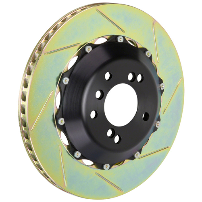 Brembo 03-10 Viper SRT-10 Discos traseros de 2 piezas 355x32 Rotor de 2 piezas ranurado tipo 1