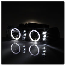 Cargar imagen en el visor de la galería, xTune Chevy Silverado 1500/2500 99-02 Bumper Projector Headlights - LED - Black PRO-JH-CSIL99-SET-BK