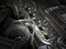 Cargar imagen en el visor de la galería, Colector turbo con cabezal de acero trenzado aFe (T3) 98.5-02 Dodge Diesel Trucks L6 5.9L (td)