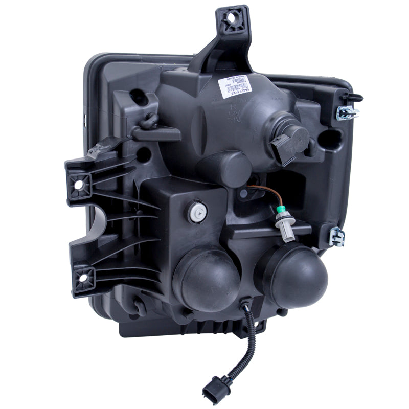 ANZO 2008-2010 Ford F-250 Faros delanteros proyectores con barra en U, color negro