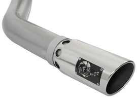 aFe LARGE BORE HD 4in 409-SS DPF-Back Escape con punta pulida 07.5-12 Dodge Diesel Trucks L6-6.7L(td)