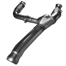 Cargar imagen en el visor de la galería, Kooks 09-13 GM 1500 Series Truck 4.8L/5.3L 3in x OEM Out GREEN Cat SS Y Pipe Kooks HDR Req