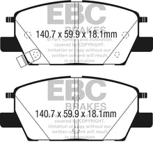 Cargar imagen en el visor de la galería, EBC 2018+ Chevrolet Equinox 1.5L Turbo (J60) Greenstuff Front Brake Pads