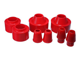 Energy Suspensión 07-17 Jeep Wrangler (JK) Espaciador de resorte helicoidal delantero y trasero rojo Juego de elevación de 1-3/4 pulgadas