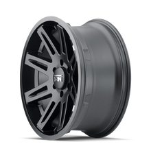 Cargar imagen en el visor de la galería, Rueda negra mate ION tipo 142 17x9 / 8x170 BP / -12 mm de compensación / buje de 130,8 mm