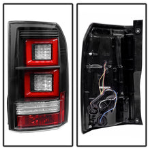 Cargar imagen en el visor de la galería, Spyder Land Rover Discovery LR4 10-14 Light Bar LED Tail Lights Black ALT-YD-LRDLR410-LBLED-BK