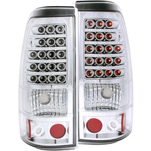 Cargar imagen en el visor de la galería, ANZO 2003-2006 Chevrolet Silverado 1500 luces traseras LED cromadas