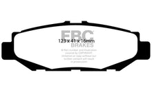 Cargar imagen en el visor de la galería, EBC 93-97 Lexus GS300 3.0 Pastillas de freno traseras Yellowstuff