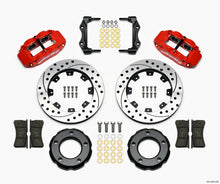Cargar imagen en el visor de la galería, Wilwood Narrow Superlite 4R Front Kit 12.19in Drilled Red 82-86 Jeep CJ