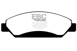 EBC 07 Cadillac Escalade 6.2 2WD Pastillas de freno delanteras extra resistentes