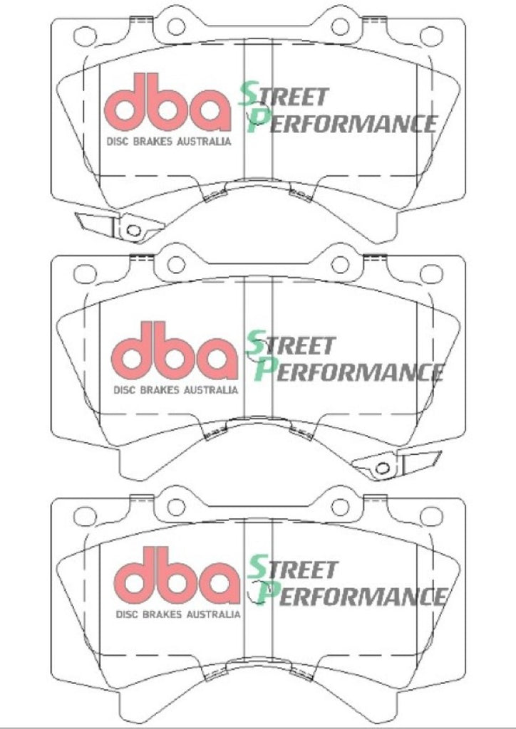 Pastillas de freno delanteras de rendimiento DBA 07-18 Toyota Tundra SP