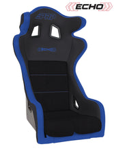 Cargar imagen en el visor de la galería, PRP Echo Composite Seat- Black/Blue (PRP Blue Outline/Delta Blue- Blue Stitching)