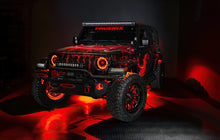 Cargar imagen en el visor de la galería, Oracle LED Illuminated Wheel Rings - Double LED - Red SEE WARRANTY