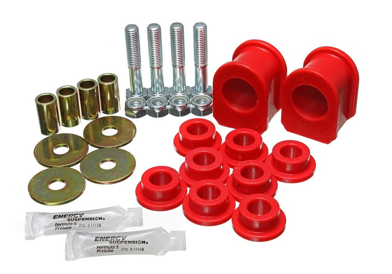 Energy Suspensión 99-04 Ford F250 SD/350 4WD Juego de bujes de barra estabilizadora delantera roja de 1-1/4 pulgadas