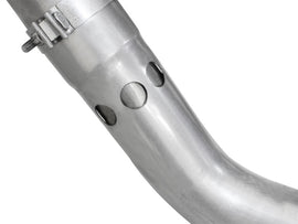 Escape Atlas aFe Escape trasero con DPF de 4 pulgadas Punta pulida de acero aluminizado 11-14 Ford Diesel Truck V8-6.7L