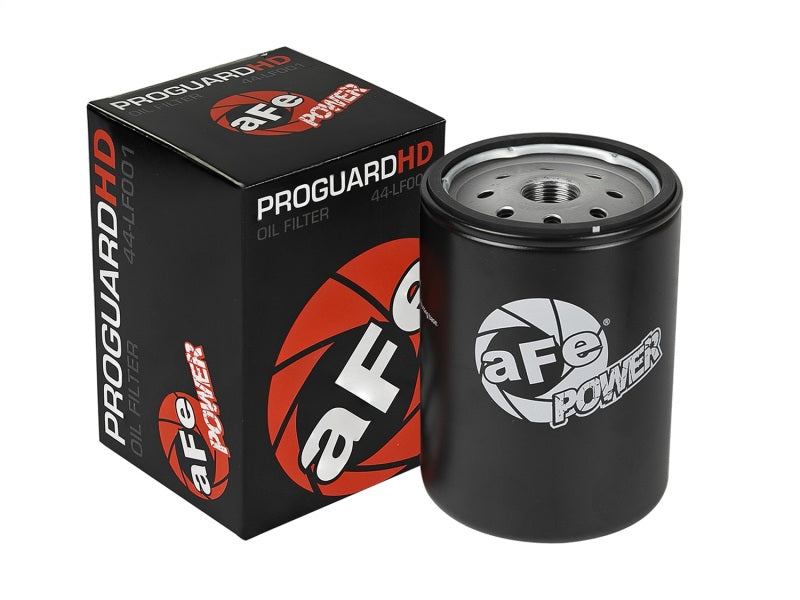 aFe ProGuard D2 Filtros de fluido de aceite para camiones diésel GM 01-17 V8-6.6L (paquete de 4)