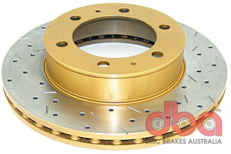 DBA 05+ Toyota 4-Runner KUN/GGN/TGN Rotor delantero perforado y ranurado serie 4000